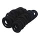 thumbnail image 1 of 50 lazos de terciopelo para el cabello, reutilizables y lavables, estilo clásico, livianos, portátiles, perfectos para colas de caballo, juego negro, 1 of 8