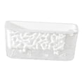 thumbnail image 4 of Macetero rectangular grande de PET con autorriego y drenaje para balcón y oficina blanco, 4 of 8
