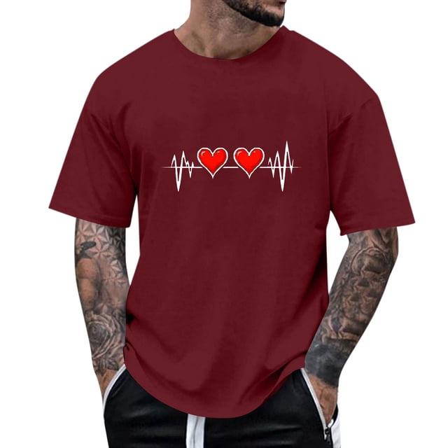 Tops para hombre, blusas y camisas de manga corta con cuello redondo para hombre, camisetas casuales con estampado de moda para hombre, blusa de manga corta, blusa de poliéster para hombre.