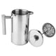thumbnail image 2 of Cafetera de acero inoxidable con doble pared aislante y jarra para preparar café 1000ml, 2 of 9