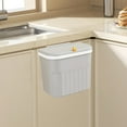 thumbnail image 6 of Miogawg Hanging Trash Can With Lid, Kitchen Compost Bin For Counter Top Or Under Sink, Small Kitchen Trash Bin For Cupboard/Bathroom/Bedroom/Office/Camping, Mountable Indoor Compost Bucket, 6 of 6