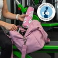 thumbnail image 5 of Pink Bows and Baseballs Pattern Hot Yoga Mat Towel Non Slip for Hot Yoga - Quick-Drying Yoga Mat Cover with 4 Corner Pockets with Travel Bag - Hot Yoga Towel Non Slip 74"x26", 5 of 6