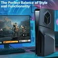 thumbnail image 5 of Console Plastic Cover for PS5 Slim, Scratch-Resistant, Detachable Dust-Resistant Side Panel/Skin/Case with Cooling Vents, Game Console Replacement Parts-Black, 5 of 8