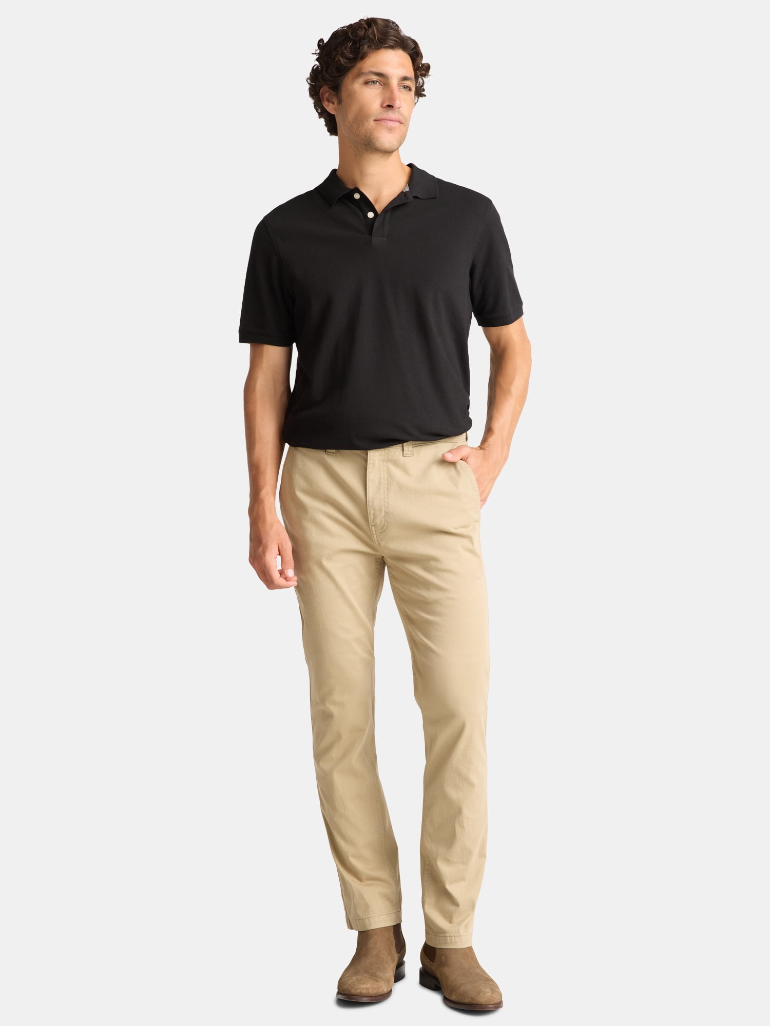 George Men's & Big Men's Slim Fit Chino Pants, Sizes 28-42