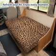 thumbnail image 4 of CHAQLIN RV Couch Covers Anti-Slip Elastic Stretch, Compatible with Motorhome Camper Jackknife Sofa Bed Leopard Print Slipcovers, 4 of 7