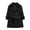 #1 Black, variant on Ticikt Kids Long Trench Coat, Doubleâ Belted Windbreaker, Classic Lapel Outerwear for Boys Girls Fall Spring