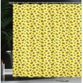 thumbnail image 4 of Ambesonne Watermelon Shower Curtain, Summer Fruit Slices, 69"Wx75"L, Jade Green Dark Coral, 4 of 5