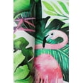 thumbnail image 2 of Watercolor Flamingo Tropical Peel and Stick Wallpaper Removable Green/Pink Vinyl Self Adhesive Shelf Liner 17.7in x 9.8ft, 2 of 8