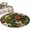 Mutli, variant on Round Rugs 3Ft, Tropical Botanical Round Area Rug Washable Indoor Throw Carpet, Summer Vintage Flowers Blooms Small Non Slip Circle Rug for Bedroom Living Room Home Decor Aesthetic