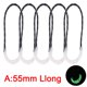 thumbnail image 1 of Tiradores de cremallera autoluminosos, extensor de cable, cabeza deslizante de PVC, Kit de reparación de bolsas, ropa, cuerda de cremallera, suministros de costura, 5/1 piezas, 1 of 4