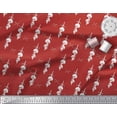 thumbnail image 2 of Soimoi Modal Satin Fabric Sword,Crossbone & Skull Halloween Fabric Prints by Yard 42 Inch Wide, 2 of 3
