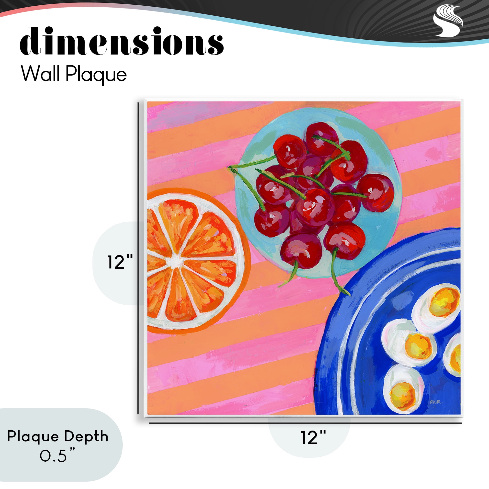 Stupell Industries Summer Snacks Picnic Blanket Wall Plaque Art, design by Rachael Reese