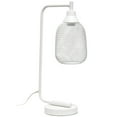 thumbnail image 6 of Elegant Designs 19" Mesh Wire Desk Lamp, White, 6 of 9
