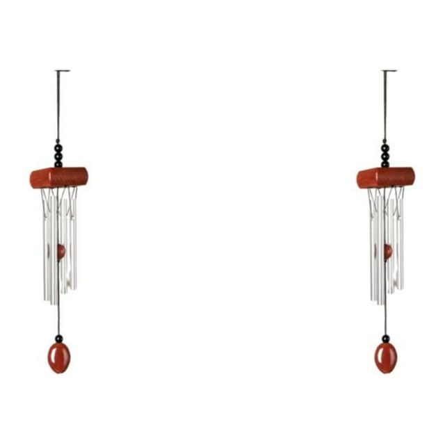 mmirethe Multiple Styles And Colors Wind Chimes For Wide Application Unique Style Wind Chime Pendant red 2Set