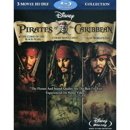 Pirates Of The Caribbean Trilogy Blu Ray Walmartcom