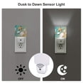 thumbnail image 5 of Uemuo Starfish And Seashell Night Light, Night Lights Plug into Wall, Dusk to Dawn Sensor Warm White Led Night Light 0.5W-US, 5 of 9
