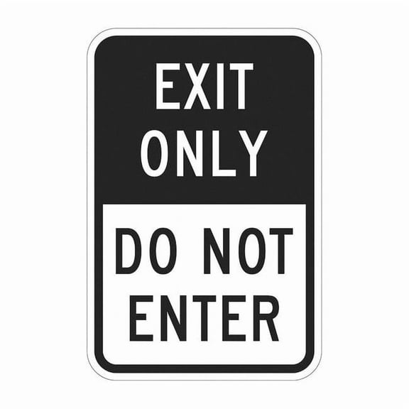Lyle Exit Sign For Parking Lots,18" x 12" T1-1911-EG_12x18
