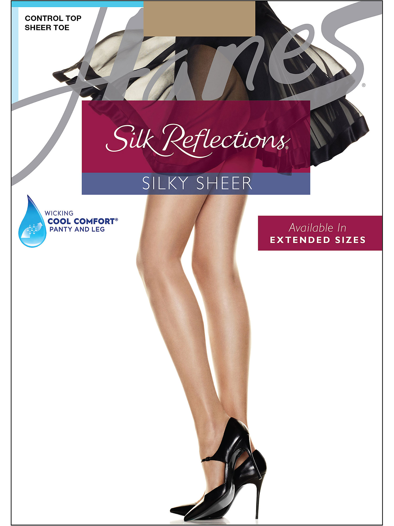 Hanes - Hanes Silk Reflections Control 