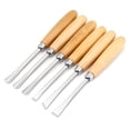 thumbnail image 3 of Cinceles De Mano De Madera 6 Piezas Juego De Tallado Profesional DIY, 3 of 7