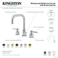 thumbnail image 7 of Kingston Brass FSC8931DL Concord Widespread Bathroom Faucet with Brass Pop-Up in Polished Chrome, 7 of 7