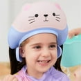 thumbnail image 4 of 1Pc Baby Shower Cap Shield for Kids Soft Silicone Adjustable 1-10 Years Old Cartoon Cat Shower Cap for Kids Toddler Shower Cap Shield Makes the Kids Bath More Fun, 4 of 7