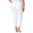 thumbnail image 2 of Jessica Simpson Womens Plus High Rise Destroyed Skinny Jeans, 2 of 2