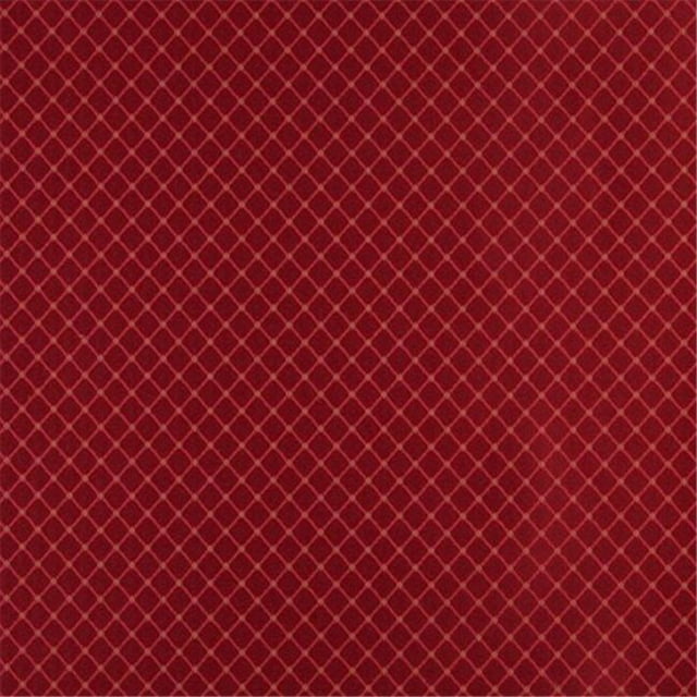 54 Po de Large &44; Tissu de Rembourrage Tissé en Jacquard de Diamant Rouge et Vert