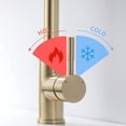 thumbnail image 4 of Kitchen Faucet, Brushed Nickel Kitchen Faucet with Pull Down Sprayer, Single Handle Stainless Steel Pull Out Kitchen Faucet, 4 of 4
