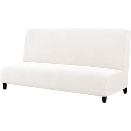 Subrtex Armless Sofa Cover Stretch Sofa Bed Slipcover Soft Subrtex Armless Sofa Cover Stretch Sofa Bed Slipcover Soft