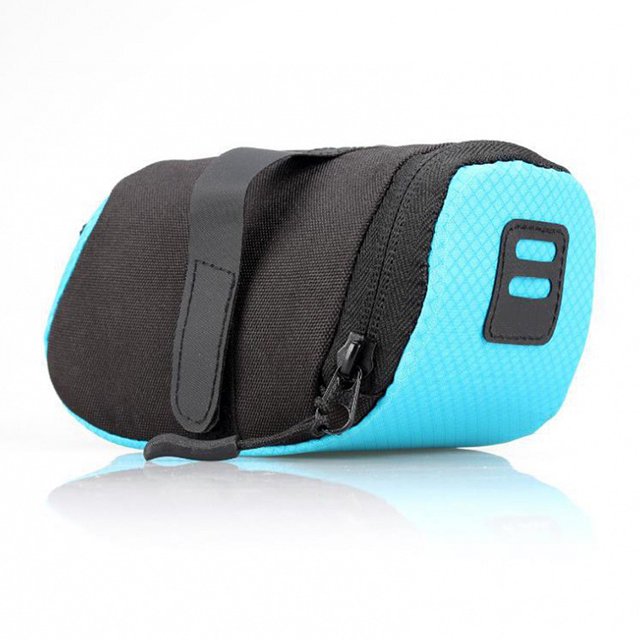 Naiovety Bolsa para sillín de bicicleta, bolsa para asiento de bicicleta de montaña, organizador de bolsas de ciclismo Ciclismo Azul