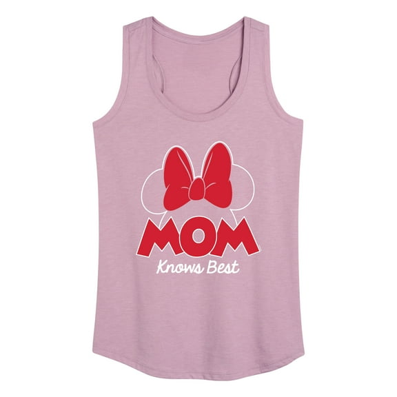 Mickey & Friends - Mom Knows Best Minnie - Women's Racerback Tank Top