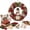 Snowman, variant on 3D Fabric Poke Wreath DIY Kit, Christmas Wreath DIY Kit for Adults, Christmas Gifts for Family and Friends(Santa)