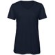 thumbnail image 1 of B&C - Camiseta de manga corta de algodón orgánico TriBlend para mujer (Azul real), 1 of 1