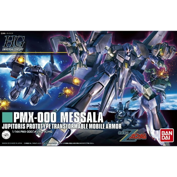 Bandai HGUC Zeta Gundam PMX-000 Messala HG 1/144 Scale Model Kit