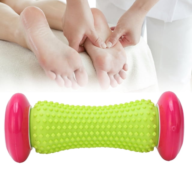 Appareil de Massage Manuel pour les Pieds, Portable Ajustement Parfait Léger Durable Rouleau de Massage pour les Pieds en PU et TPE pour la Récupération Musculaire Bleu Ciel,Bleu Foncé