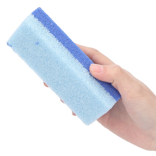 Removedor De Callos De Pies, 4,7 X 2,0 X 1,0 Pulgadas Exfoliante De Pedicura Vidrio De Espuma De Piedra Pómez Para Pies Azul Durable Para Hombres Para Pies Para Mujeres