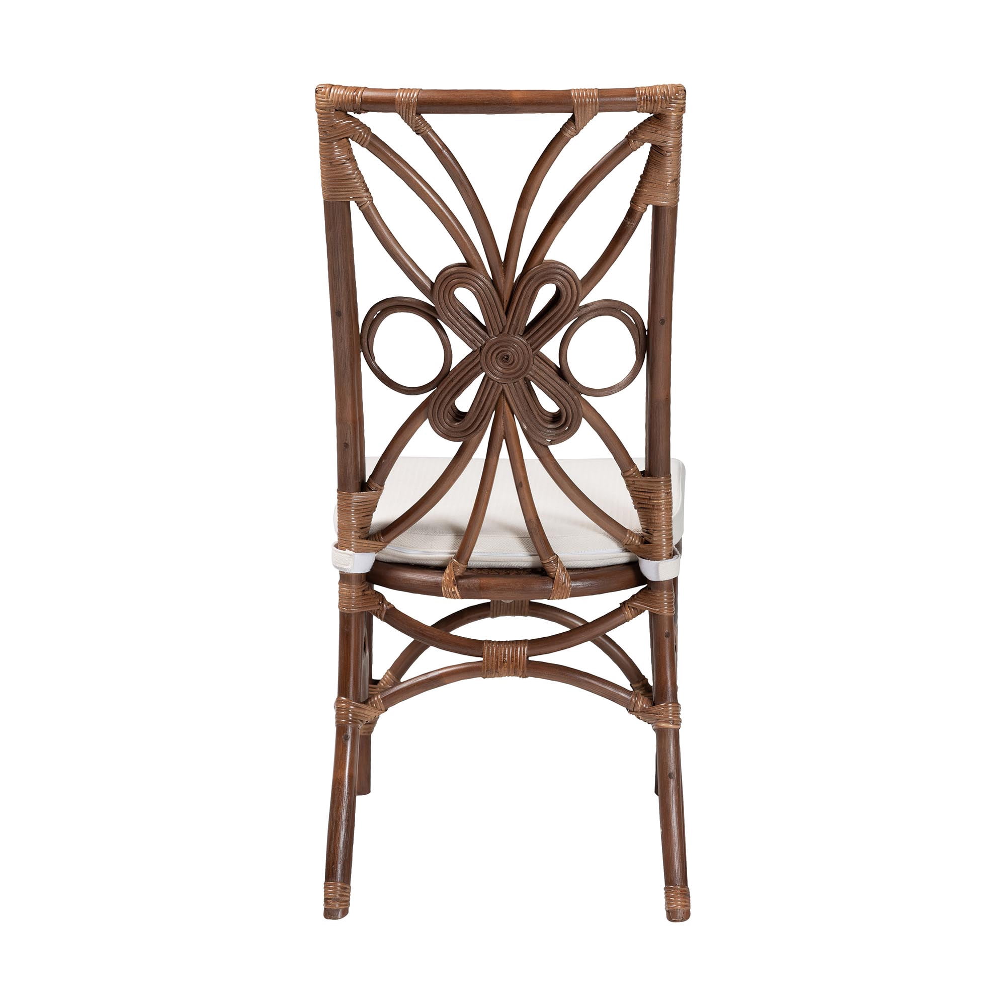 bali & pari Brama Boho Dining Chair, Light Brown