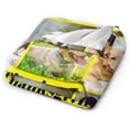 thumbnail image 4 of Custom Blanket Personalized Bed Throw Blanket with Photos Text, Customized Blankets with Photos Collage Customized Blankets for Family Birthday Wedding Gift, Gary, 60" x 50" Blankets, 4 of 5