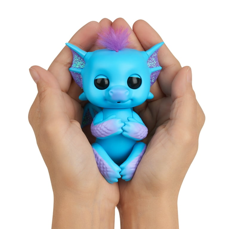 WowWee Fingerlings Glitter Singe Bleu Interactif pas cher 