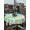 Green Blue, variant on Easter Outdoor Tablecloth - 54 Inch Round Dining Table Cover, Spring Bunny Silhouette Blue Green Gradient Waterproof Outdoor Table Cloth with Umbrella Hole & Zipper for Picnic/Patio/Party