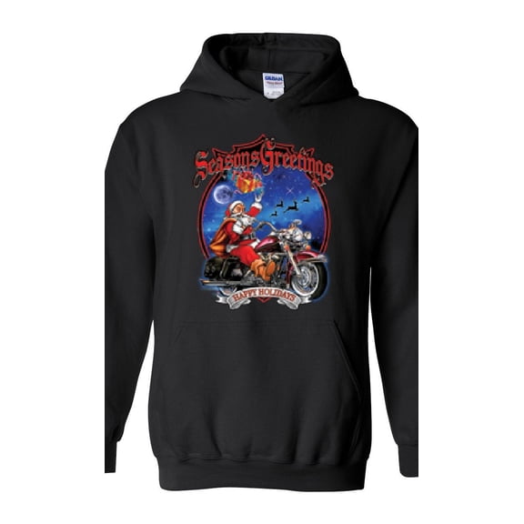 MmF - Women Sweatshirts and Hoodies - SEASONS GREETINGS HAPPY HOLIDAYS