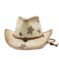 thumbnail image 2 of jiaxiM Visor Hats for Women All Season Straw Sun Hat with Strap for Casual Outings & Adventures, 2 of 7