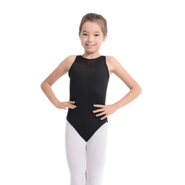 Kids Girls Shiny Gymnastics Leotards Dress Sport Training Ballet