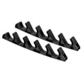 thumbnail image 1 of Soporte de ajuste de chaise de 5 posiciones Uxcell, soporte para la espalda de muebles, paquete de 2 en negro, 1 of 1