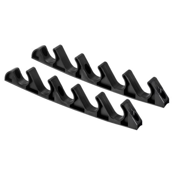Soporte de ajuste de chaise de 5 posiciones Uxcell, soporte para la espalda de muebles, paquete de 2 en negro