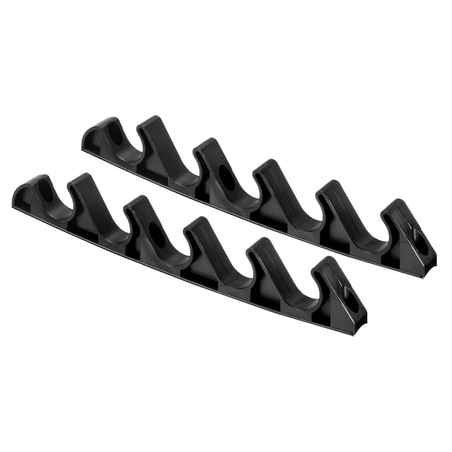 Soporte de ajuste de chaise de 5 posiciones Uxcell, soporte para la espalda de muebles, paquete de 2 en negro