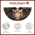 thumbnail image 3 of Haiem Metal Style Horned Skull Pattern Christmas Tree Skirt Merry Christmas Party Christmas Tree Decoration,New Year Decorations-30", 3 of 6