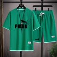 thumbnail image 5 of Camiseta estampada monocromática para hombre, moda casual para hombre, lente, conjunto de dos piezas, verano, venta caliente, nuevo, 2024, 5 of 5