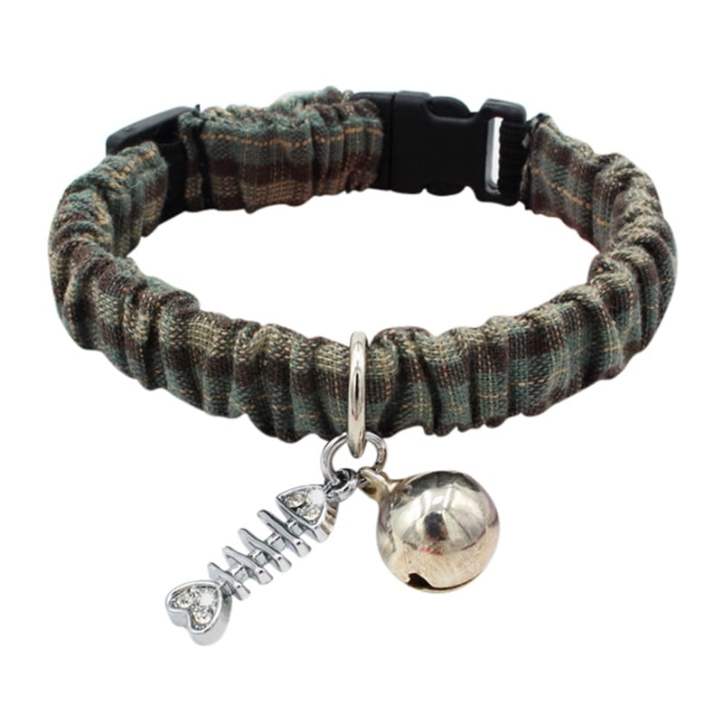 Cat Collar Adjustable Collars with Bell for Cats New Handmade Bells