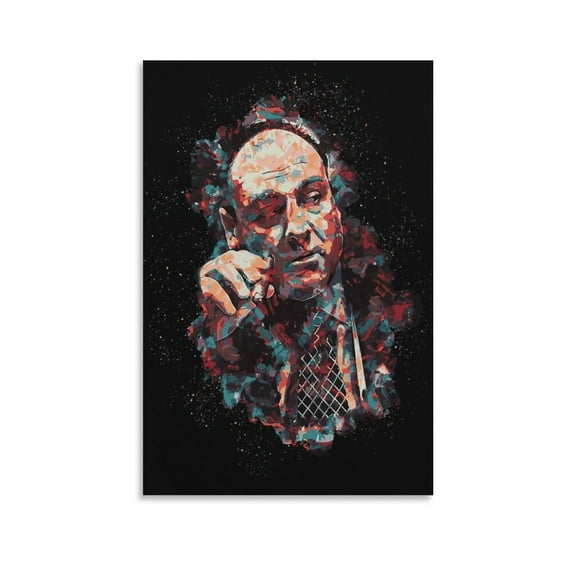 Tony Soprano - The Sopranos Posters Art Print Wall Photo Paint Poster Hanging Picture Family Bedroom Decor Gift 16x24inch(40x60cm)